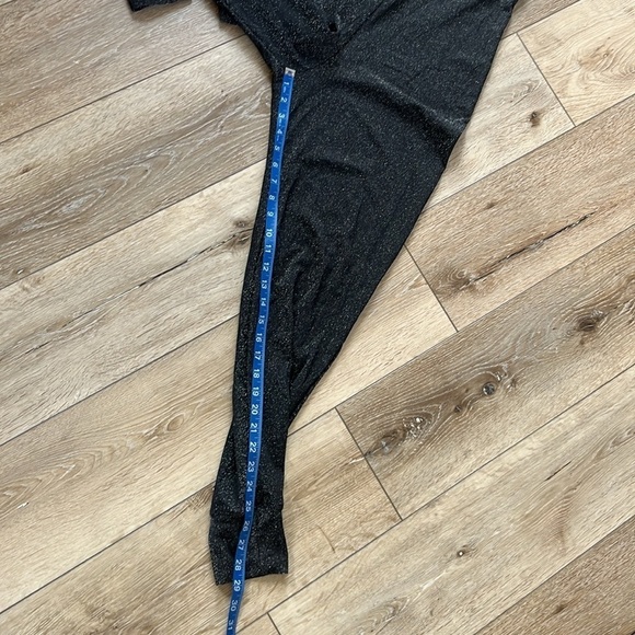 SAVAGE X FENTY Sleep Shine HOODED JUMPSUIT One Piece Onesie Black Glitter - Picture 13 of 14